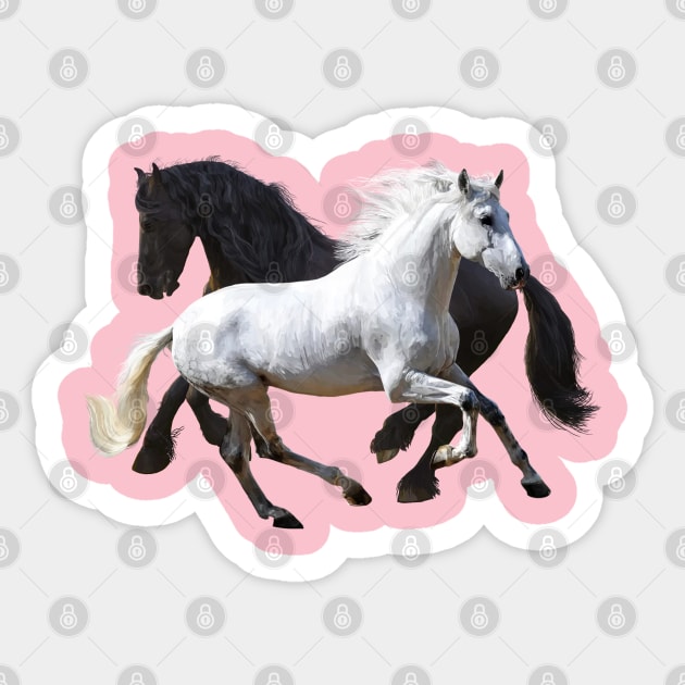 Horses Sticker by sibosssr